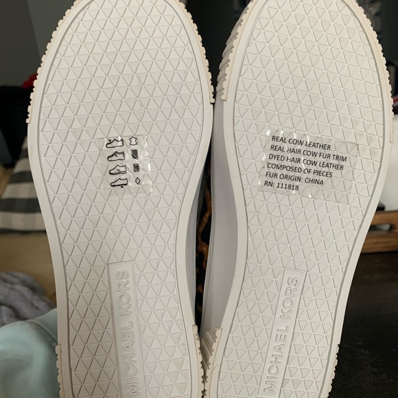 Adorable Michael Kors pony haired sneakers! - Picture 4 of 6